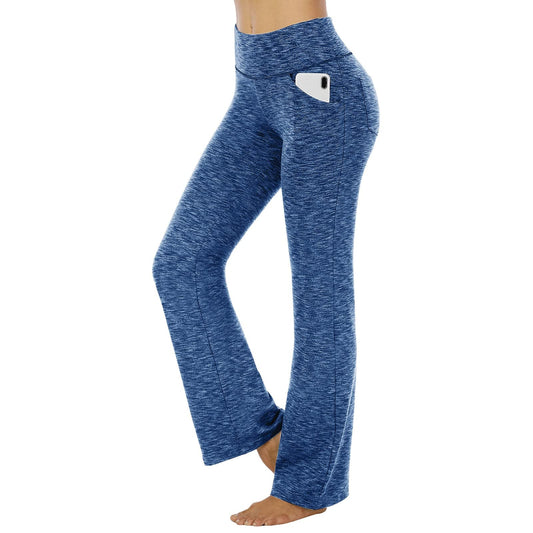 High-Waist Flare Legging with Pockets