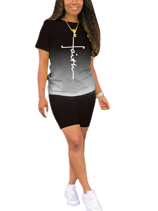 Biker Short & Crop Set